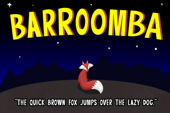 Barroomba: A Timeless Display Font for Branding and Design