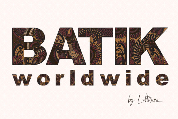 Batik Worldwide: A Display Font That Elevates Branding