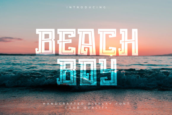 Beach Boy: A Bold Display Font for Creative Makers