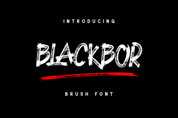 Blackbor: A Bold Display Font for Creative Projects