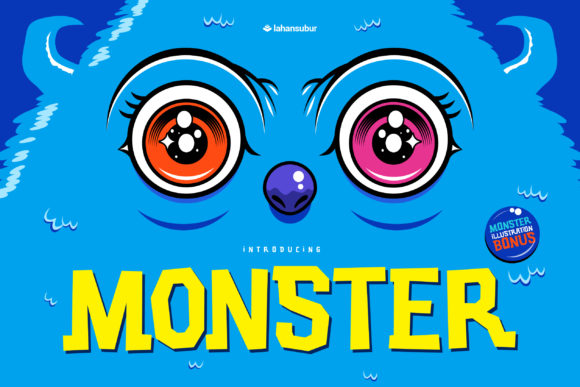 Blue Monster: The Joyful Display Font for Dynamic Branding