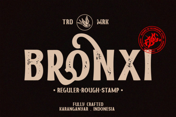 Bronxi: A Bold Display Font for Creative Product Design