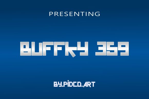 Buffky 359: A Display Font for Bold Editorial Design