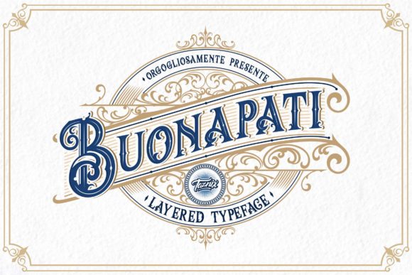 Buonapati: A Vintage-Inspired Display Font for Web Designers