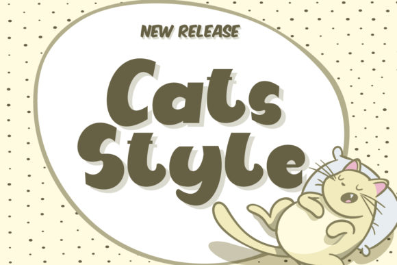 Cats Style Font: A Unique Display Font for Creative Projects