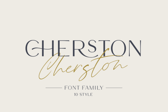 Cherston: The Font That Elevates Your Brand with Style and Substance