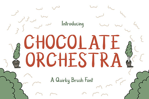 Chocolate Orchestra: A Joyful Display Font for Creative Campaigns