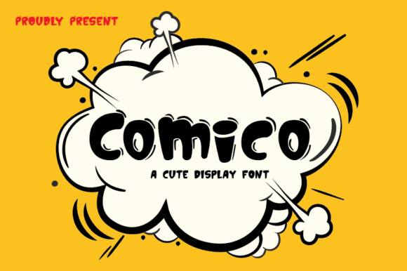Comico: A Friendly Display Font for Creative Projects