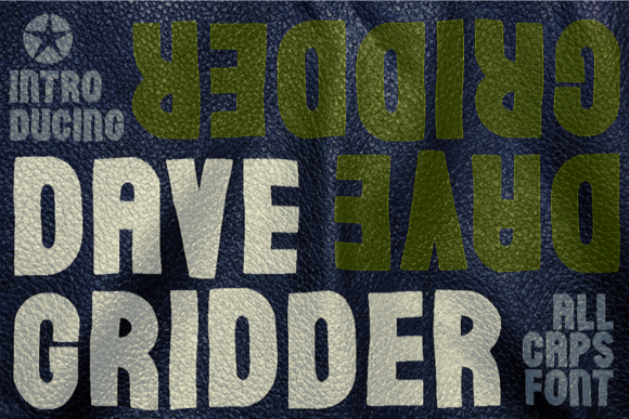 Dave Gridder: A Powerful Font for Branding That Speaks Volumes