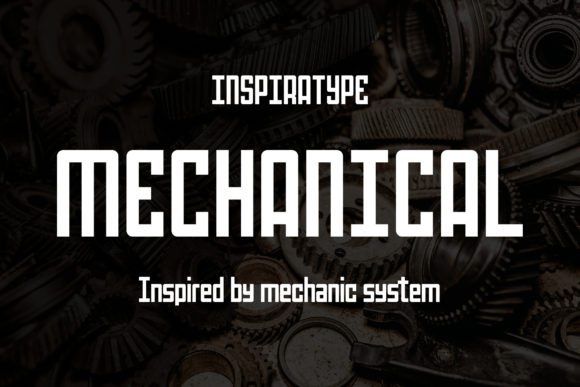 Discover the Power of Mechanical: A Futuristic Display Font for Creative Makers