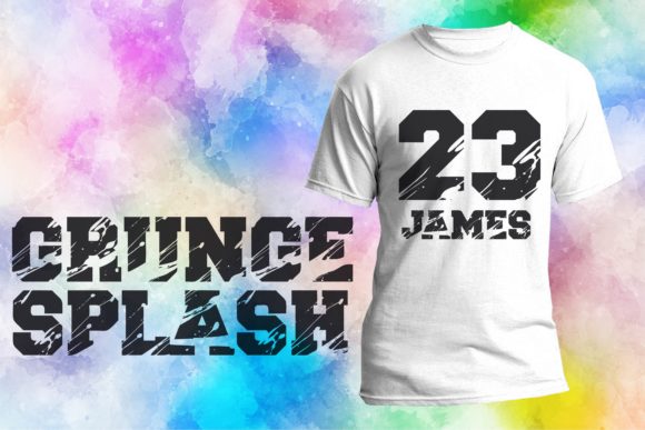 Grunge Splash: A Bold Display Font for Dynamic Branding