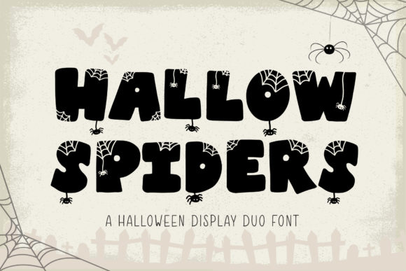 Hallow Spiders: A Font That Brings Your Creative Ideas to Life