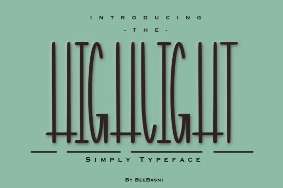 Highlight: A Versatile Display Font for Modern Web Design
