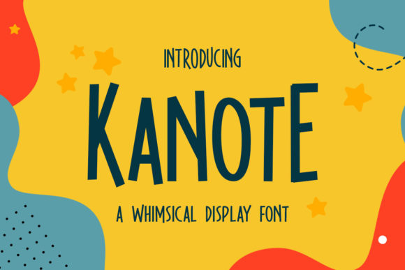 Kanote: A Unique Display Font for Creative Projects