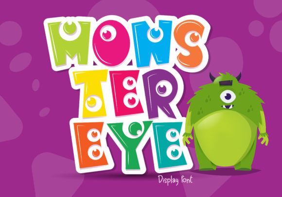 Monster Eye: A Vibrant Display Font for Editorial Design