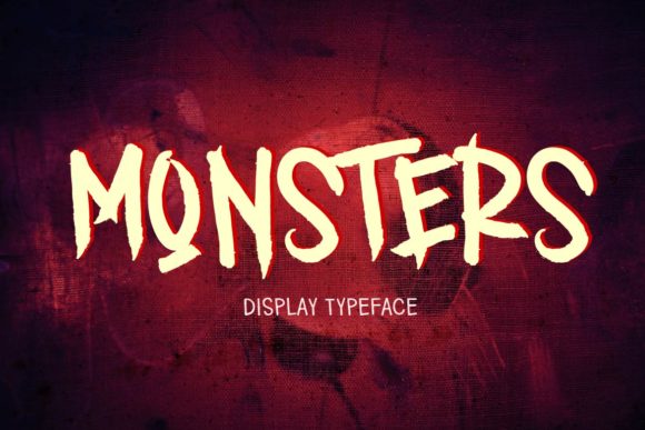 Monsters: A Unique Display Font for Bold Digital Branding