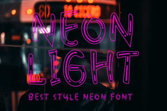 Neon Light: The Ultimate Display Font for Digital Marketers