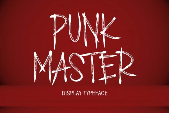 Punk Master: A Bold Display Font for Editorial Design