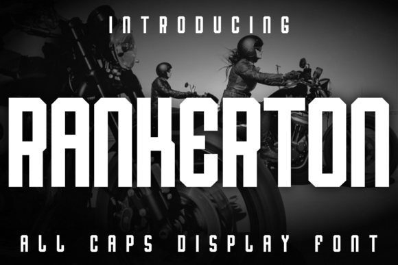 Rankerton: A Bold Display Font for Creative Branding