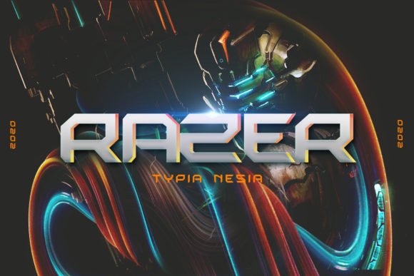 Razer: A Bold Display Font for Creative Makers
