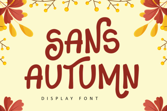 Sans Autumn: A Display Font for Creative Campaigns