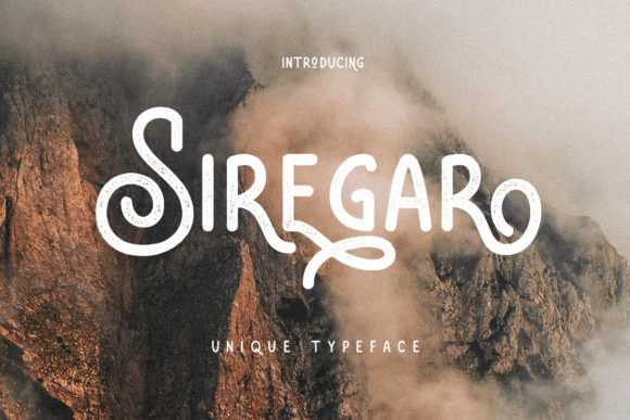 Siregar: A Vintage Display Font for Timeless Branding
