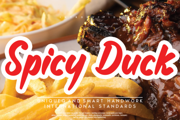Spicy Duck: The Font That Brings Joy to Your Brand