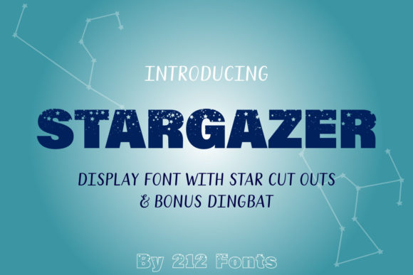 Stargazer: A Bold Display Font for Editorial Impact