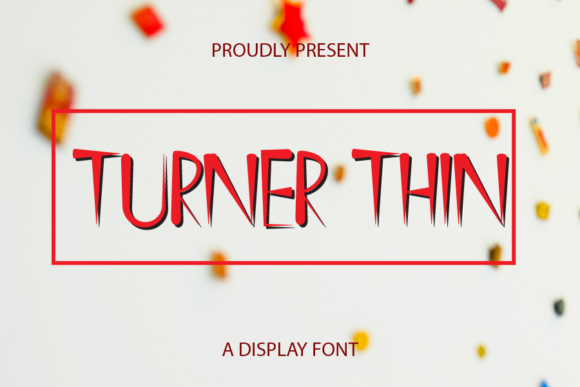 Turner Thin: A Display Font for Creative Editorial Design