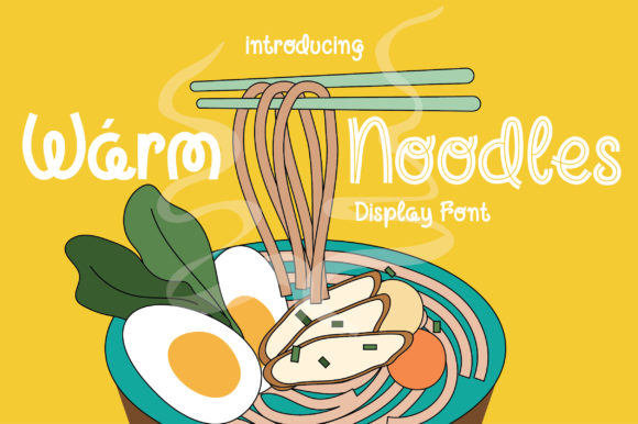 Warm Noodles: A Display Font That Elevates Branding and Design