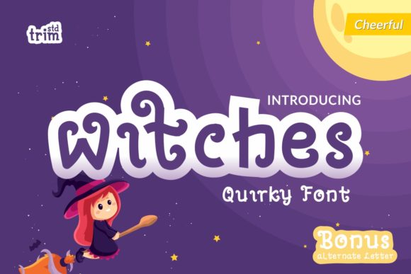 Witches: A Magical Display Font for Creative Makers